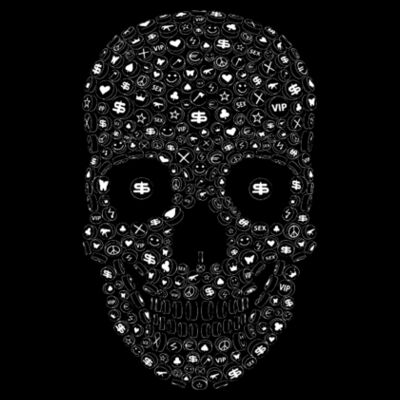 E Skull Design